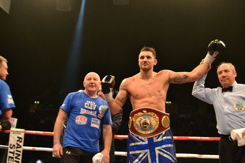 nathan cleverly retains his WBO world title belt www.britishboxers.co.uk
