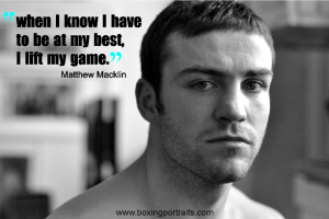 Matthew Macklin boxing
