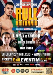 rule britania boxing show frank warren dereck chisora