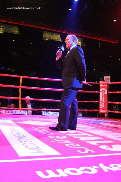 boxing ring announcer