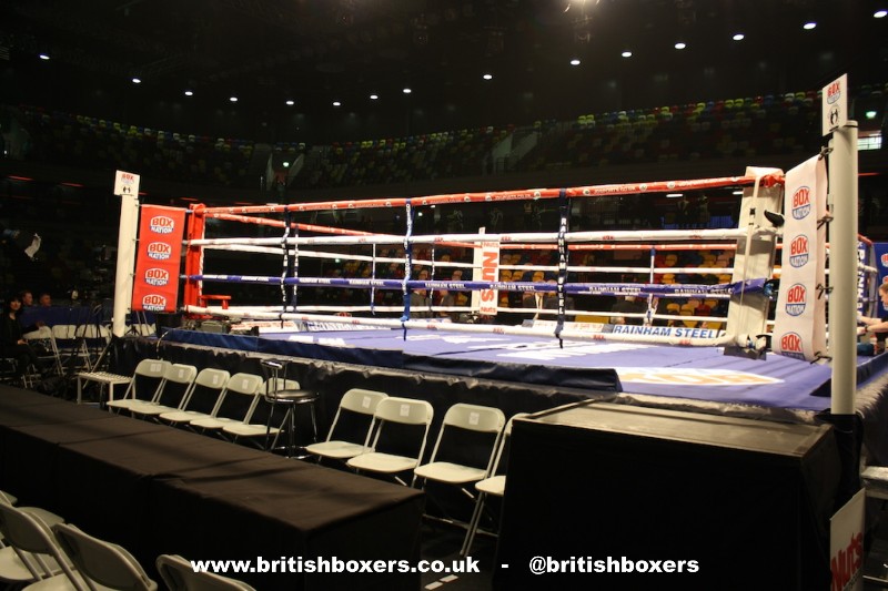 boxing at the copper box arena london