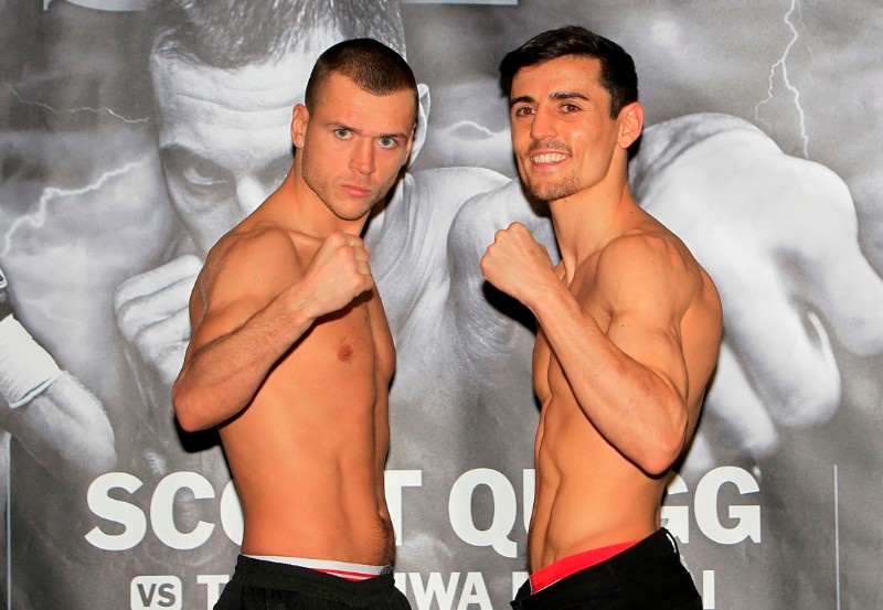 RISE UP PROMOTION WEIGH IN MANCHESTER CENTRAL,MANCHESTER PIC;LAWRENCE LUSTIG WBO INTER-CONTINENTAL LIGHTWEIGHT TITLE ANTHONY CROLLA AND JOHN MURRAY WEIGHS IN