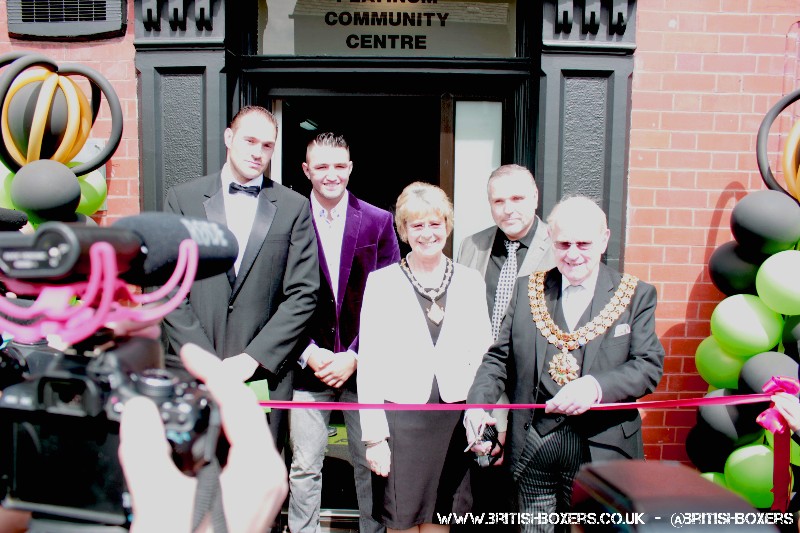 team fury and major cut the ribbon