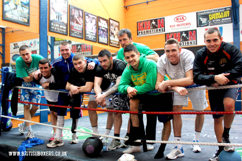 Gallaghers Boxing Gym team squad pic