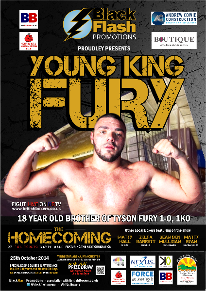 young fury boxing poster
