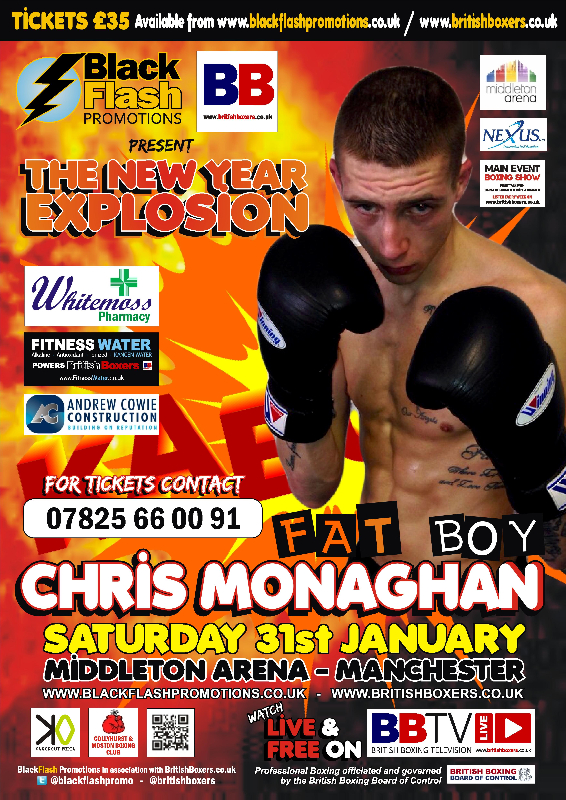 chris monaghan fight poster