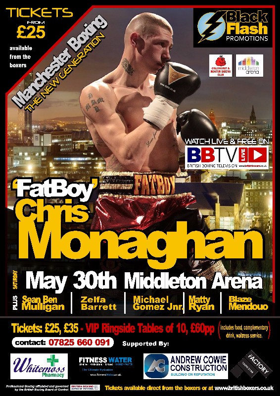 chris monaghan fight poster