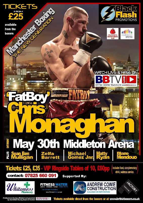 chris monaghan fight poster