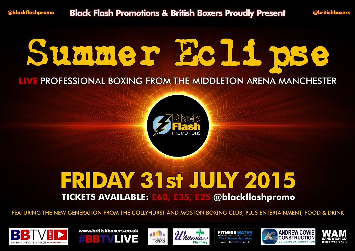black flash promotions boxing summer eclipse