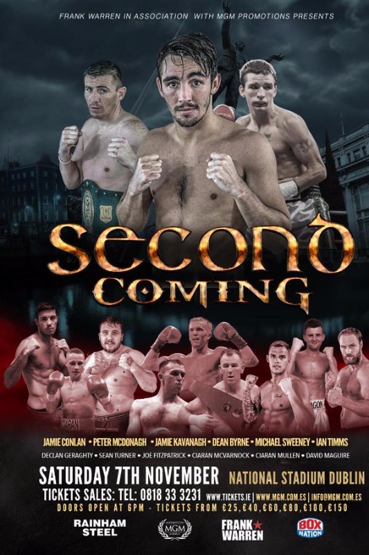 second coming boxing poster