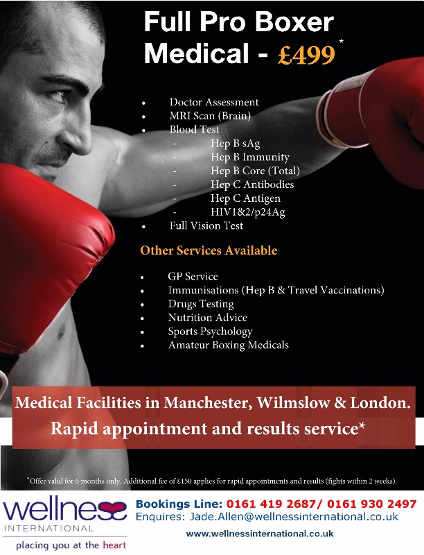 Bridgewater Boxing Medicals 2