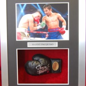 Signed framed boxing items