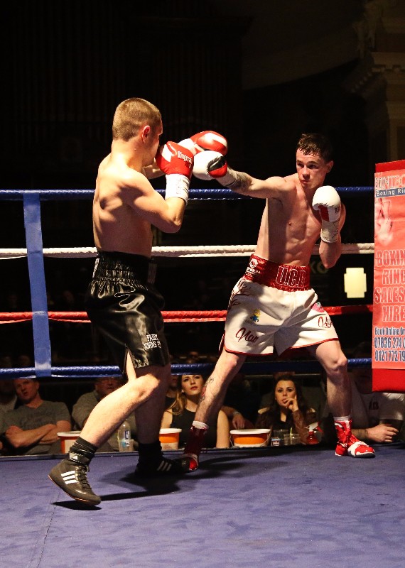 Joe Hughes v Anthony Upton boxing