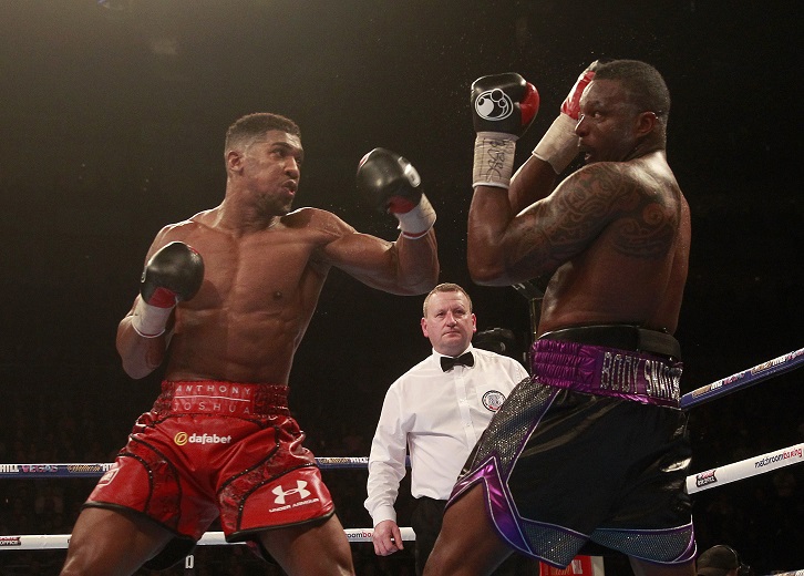 ANTHONY JOSHUA V DILLIAN WHYTE 12-12-2015at O2 LONDON PIC LAWRENCE LUSTIG