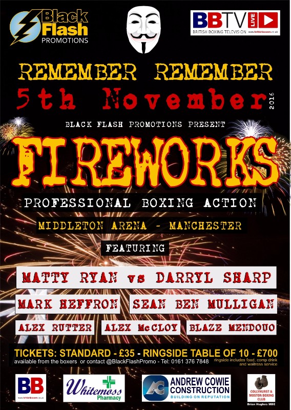 FIGHT POSTER FIREWORKS