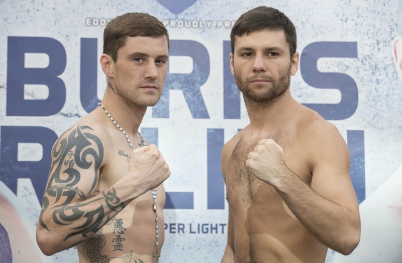 Ricky Burns  WBA World Boxing Champion at the Weigh-In