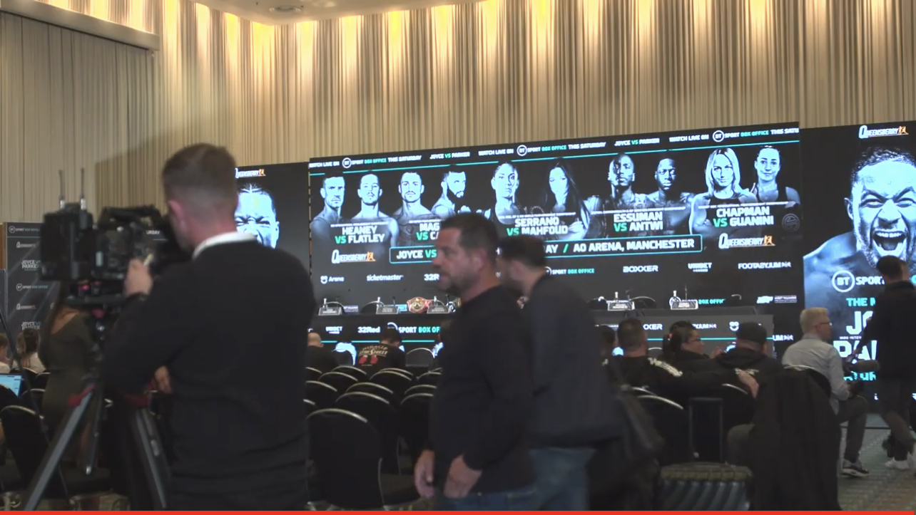 LIVE Final press conference video Joe Joyce vs Joe Parker