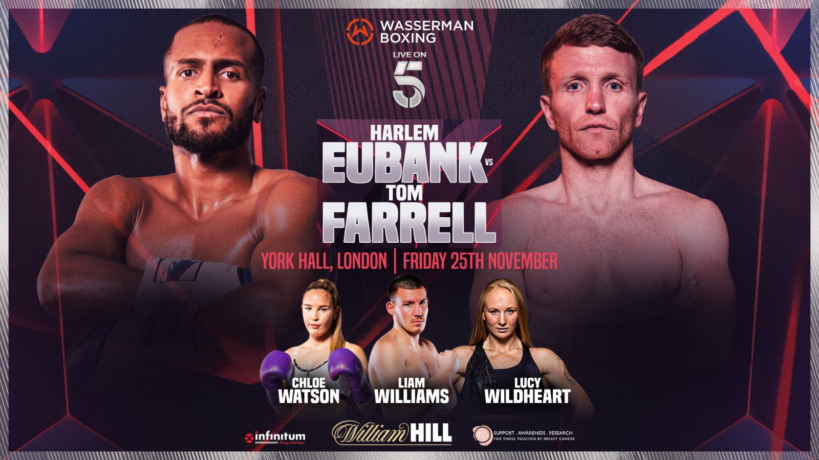 Preview Liam Williams and Harlem Eubank return at York Hall